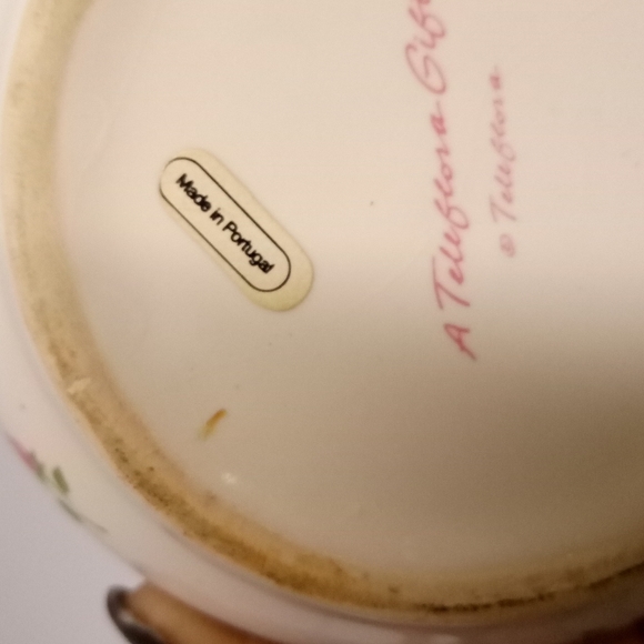 Teleflora Potpourri Ceramic Dish Rose Buds Pattern - Picture 7 of 7